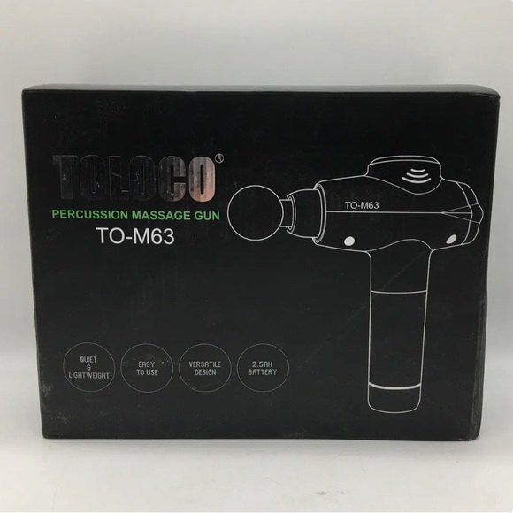 Massage Gun, TOLOCO TO-M63 Upgrade Percussion For Athletes Deep Tissue Muscle E2 - Picture 4 of 11